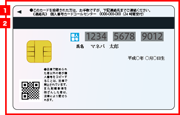 マイナンバーカード撮影の図解