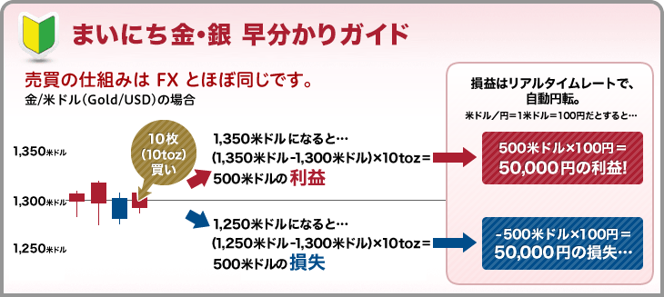 まいにち金・銀ってなに？早分かりガイド